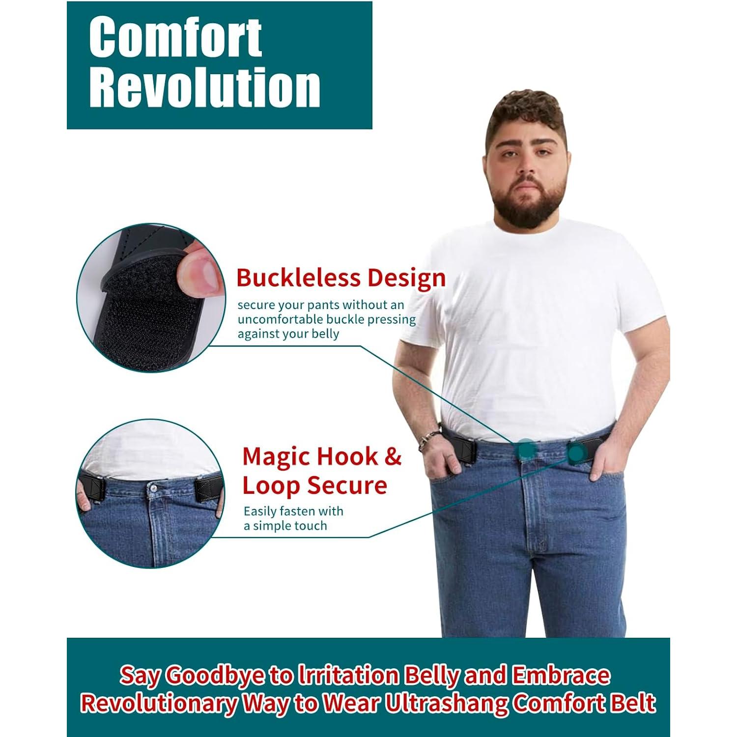 Cinturón Elástico Sin Hebilla Ultrashang Ajustable 81-122 cm