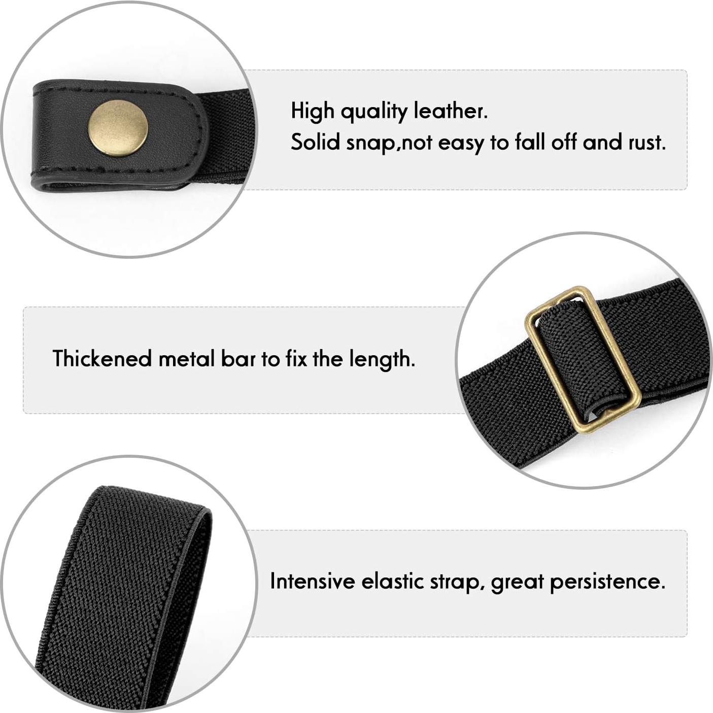 Cinturón Elástico Sin Hebilla Werforu para Niños hasta 61 cm