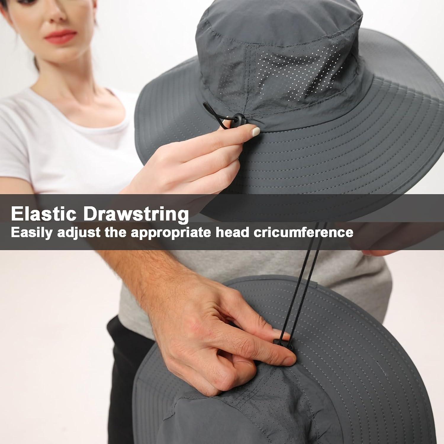 Sombrero de Sol Rosoz UV 50+ Plegable para Hombre y Mujer