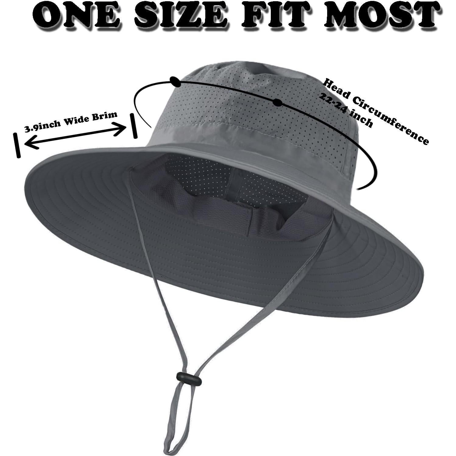 Sombrero de Sol Rosoz UV 50+ Plegable para Hombre y Mujer