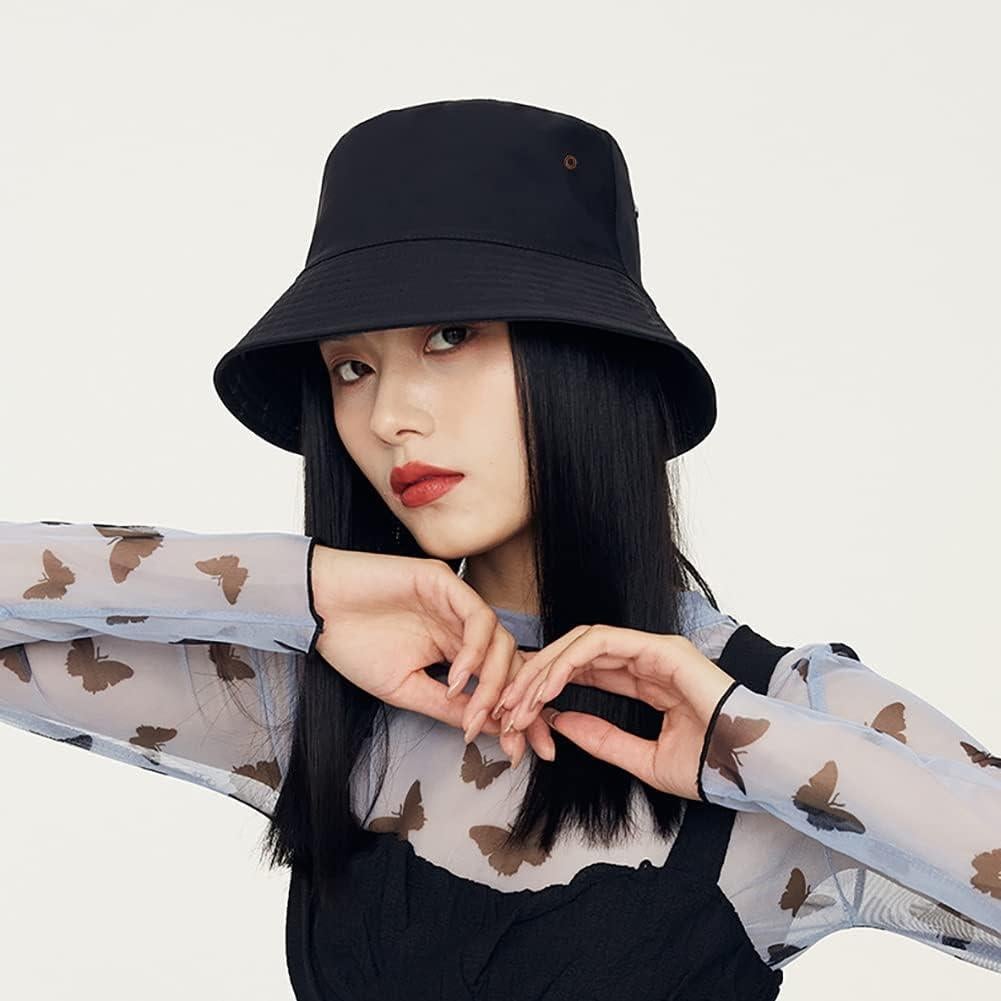 Sombrero de Cubo Unisex Malaxlx Algodón UPF 50+ Protección Solar