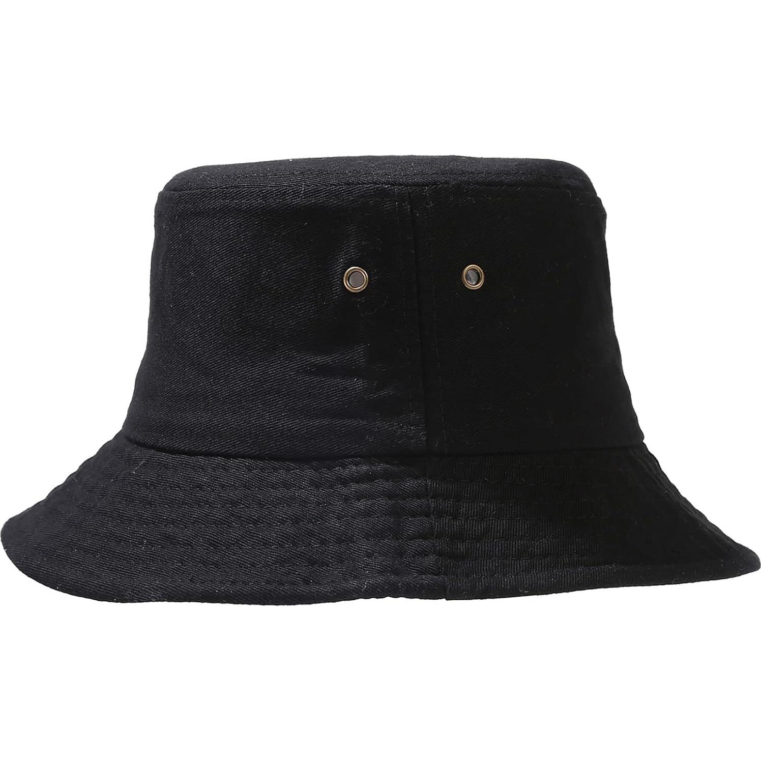 Sombrero de Cubo Unisex Malaxlx Algodón UPF 50+ Protección Solar