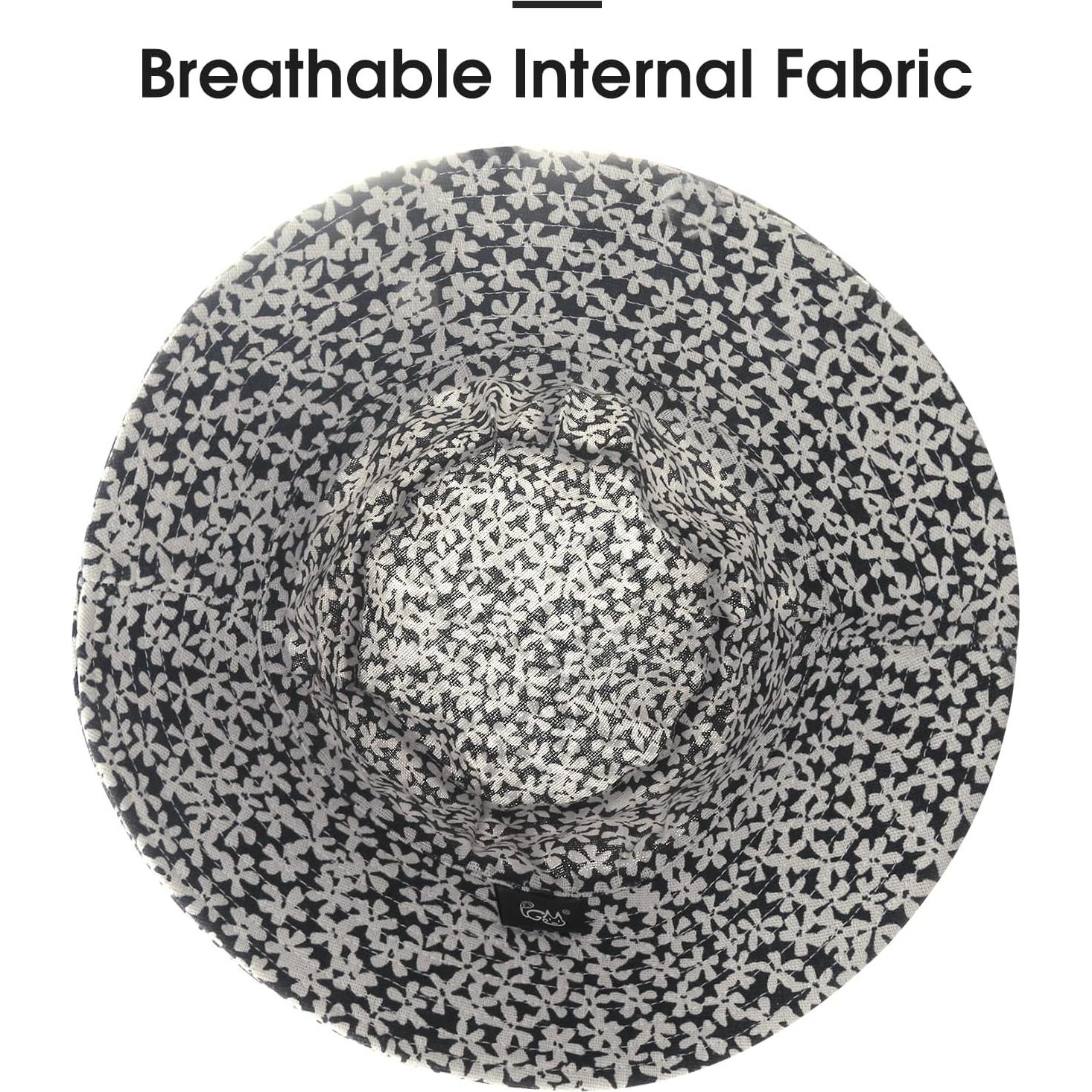 Sombrero de Cubo de Algodón para Mujer y Hombre - Playa