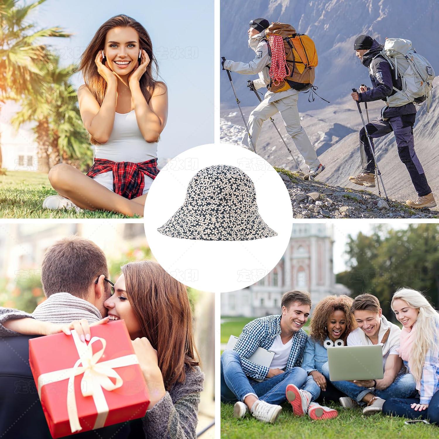 Sombrero de Cubo de Algodón para Mujer y Hombre - Playa