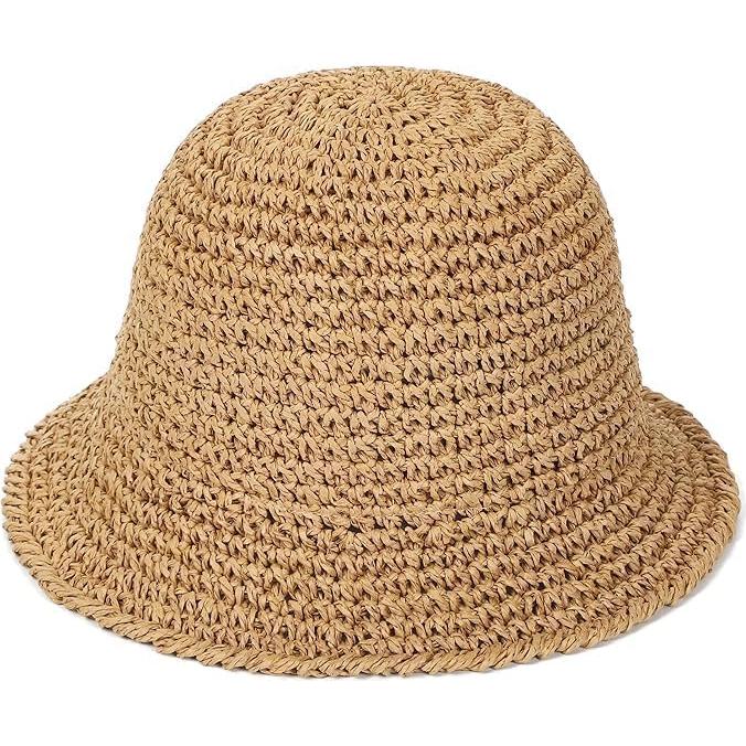 Sombrero de Paja de Sol para Mujeres - Ala Ancha Plegable