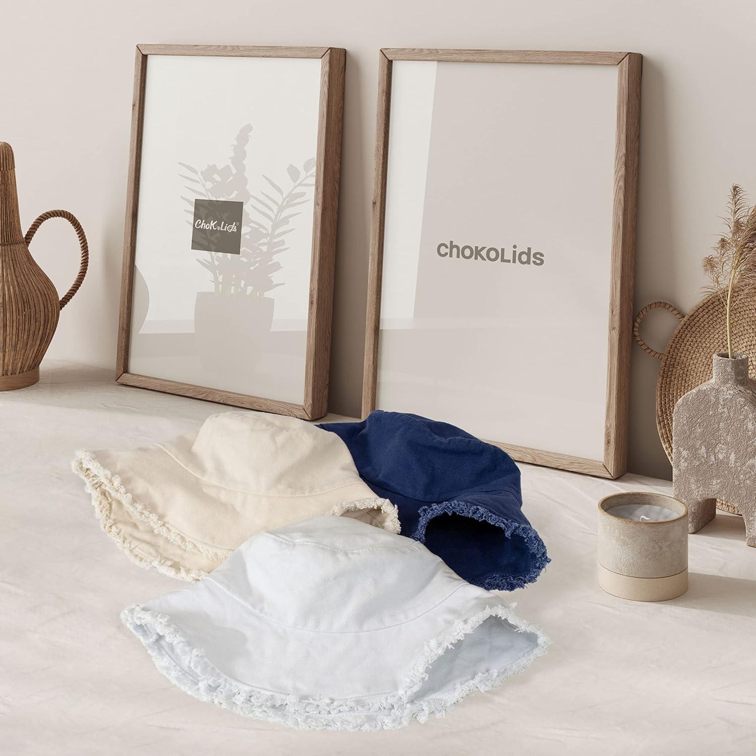 Sombrero de Cubo Desgastado CHOK.LIDS Unisex Algodón UPF 50+