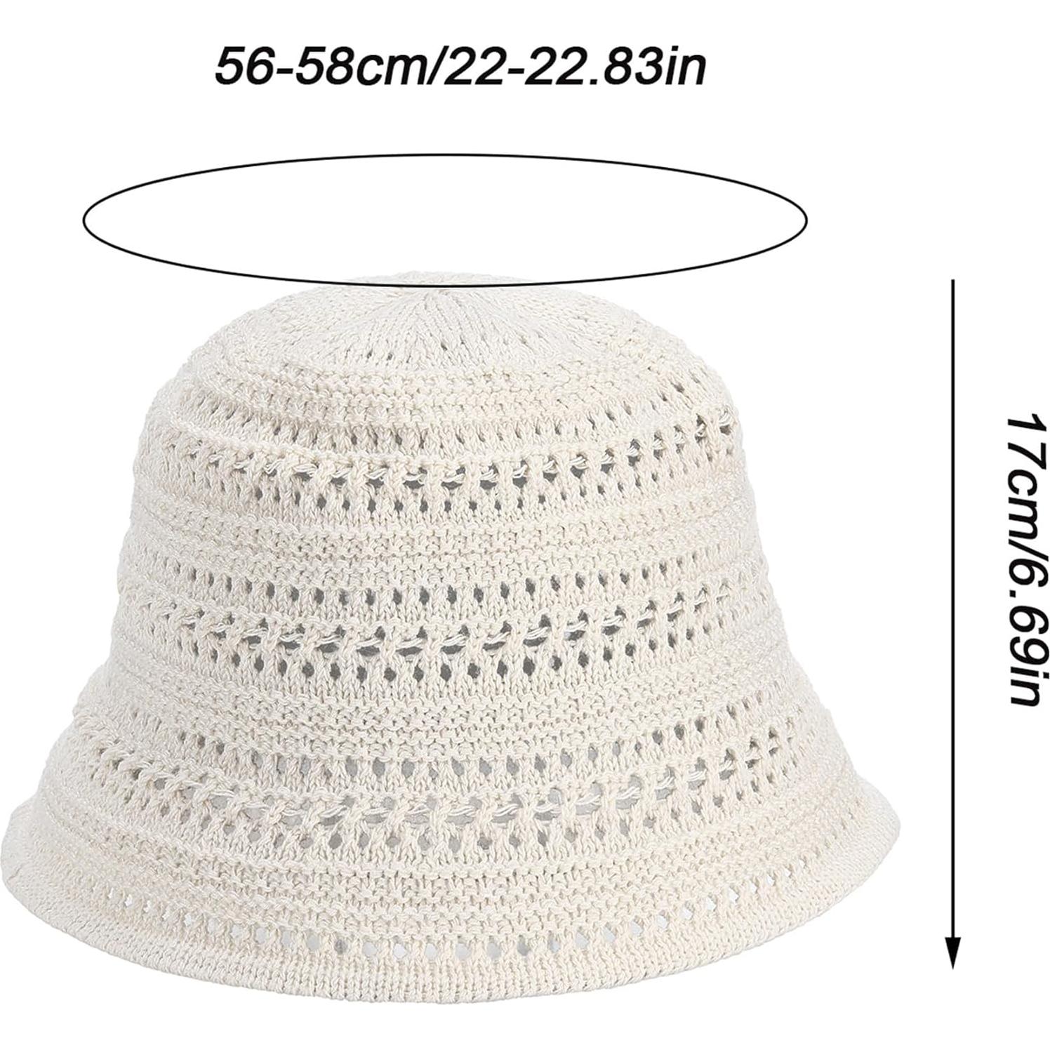 Sombrero de Sol Plegable FALETO para Mujeres Blanco 02