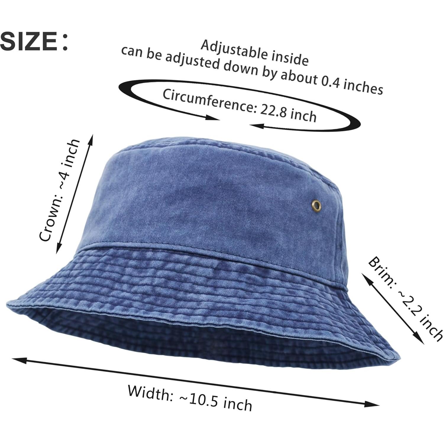 Sombrero de Cubo de Algodón Marino para Exterior - Plegable
