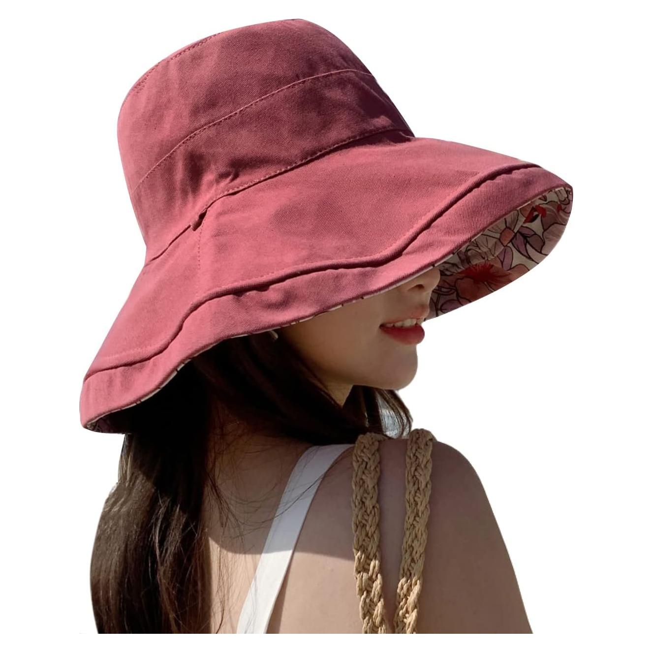 Sombrero de Sol Reversible HUAMULAN con Ala Ancha y Protección UV