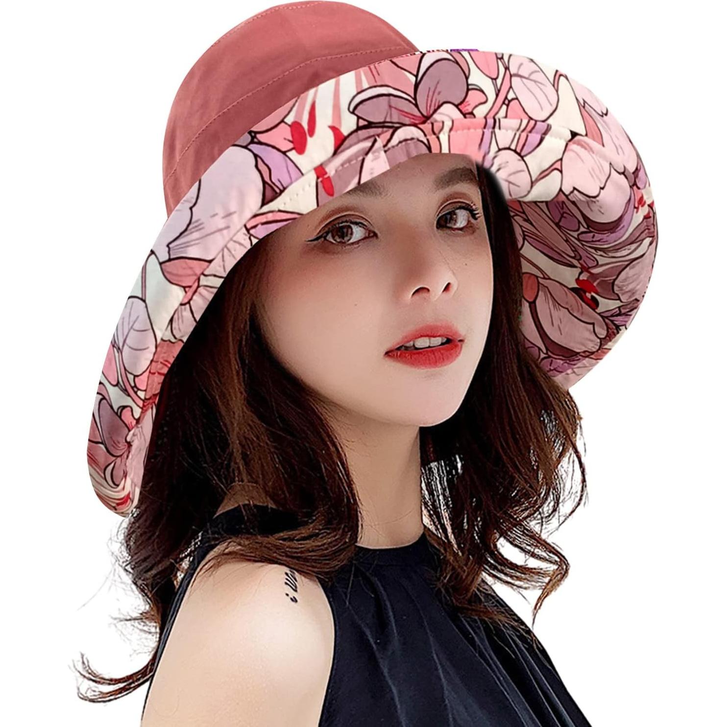 Sombrero de Sol Reversible HUAMULAN con Ala Ancha y Protección UV