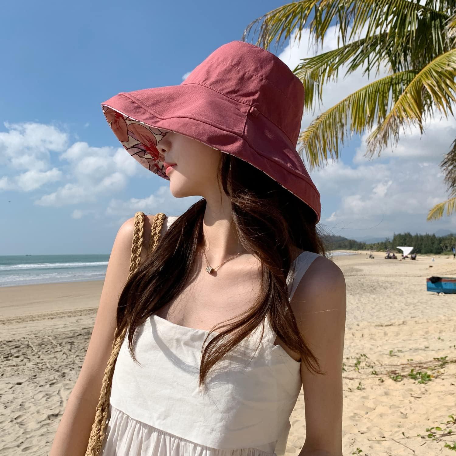 Sombrero de Sol Reversible HUAMULAN con Ala Ancha y Protección UV