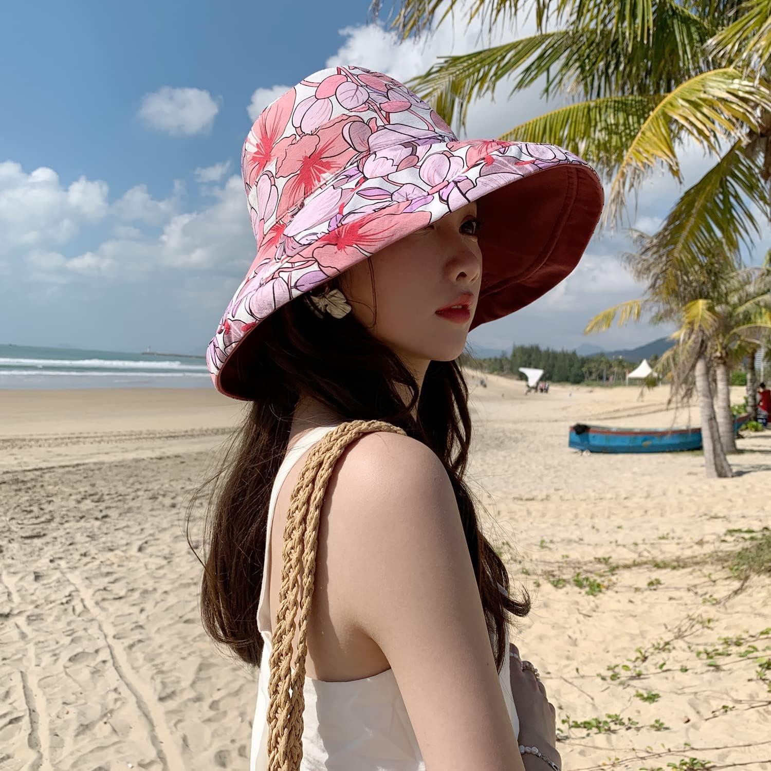 Sombrero de Sol Reversible HUAMULAN con Ala Ancha y Protección UV