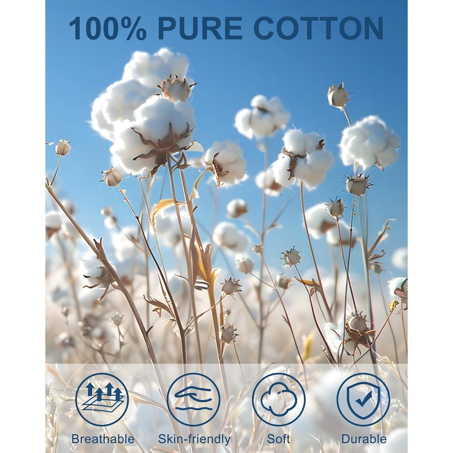 Sombrero de Cubo Gadiemkensd 100% Algodón Unisex UPF 50