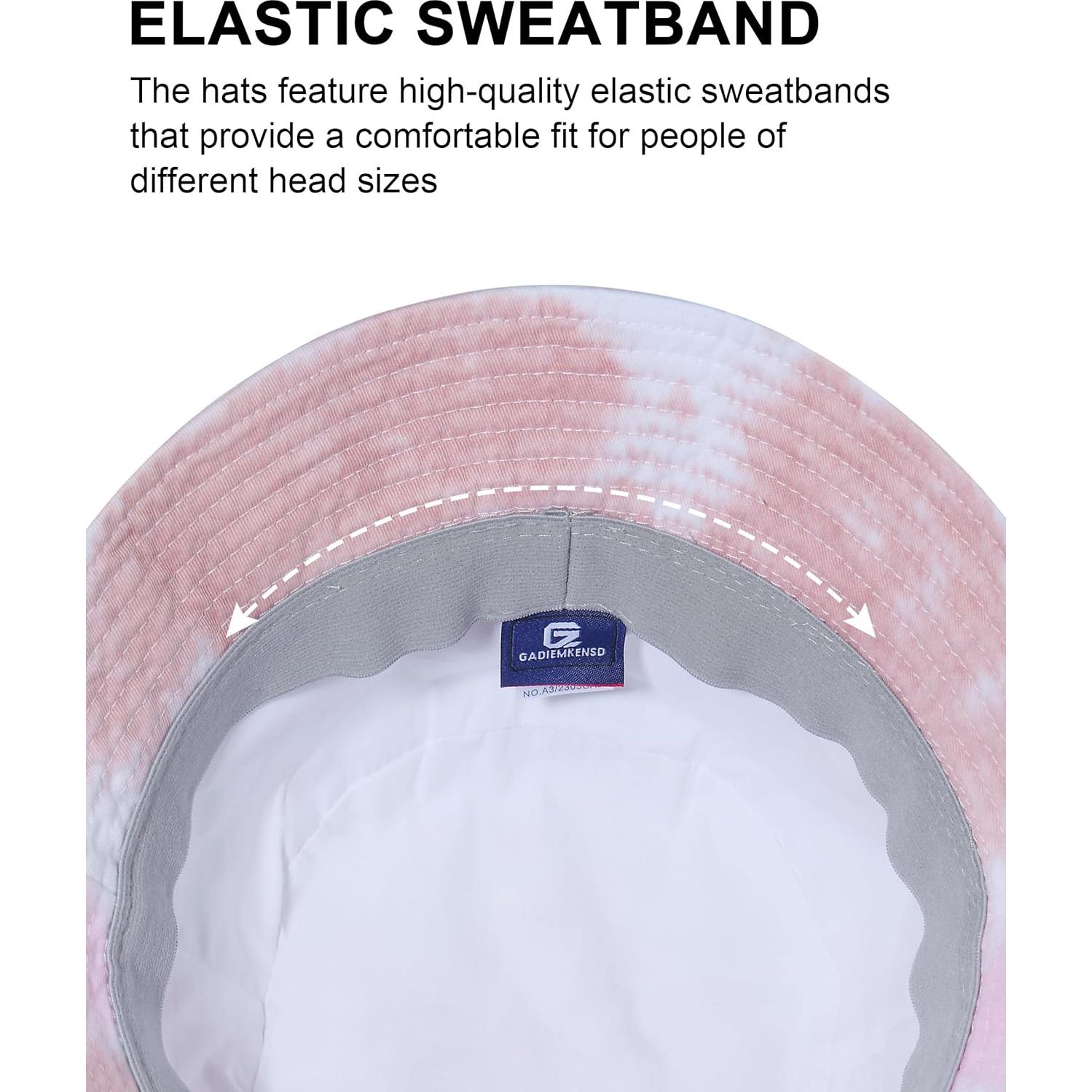 Sombrero de Cubo Gadiemkensd 100% Algodón Unisex UPF 50