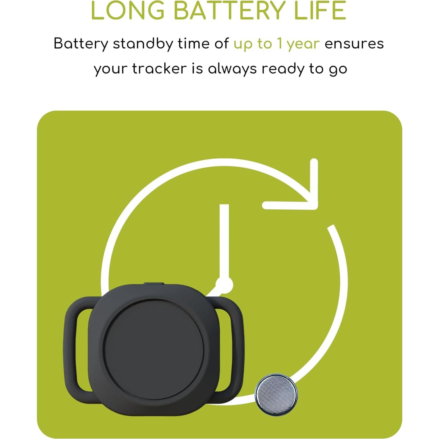 Collar Rastreador GPS para Perros y Gatos TRESBUNNY Negro