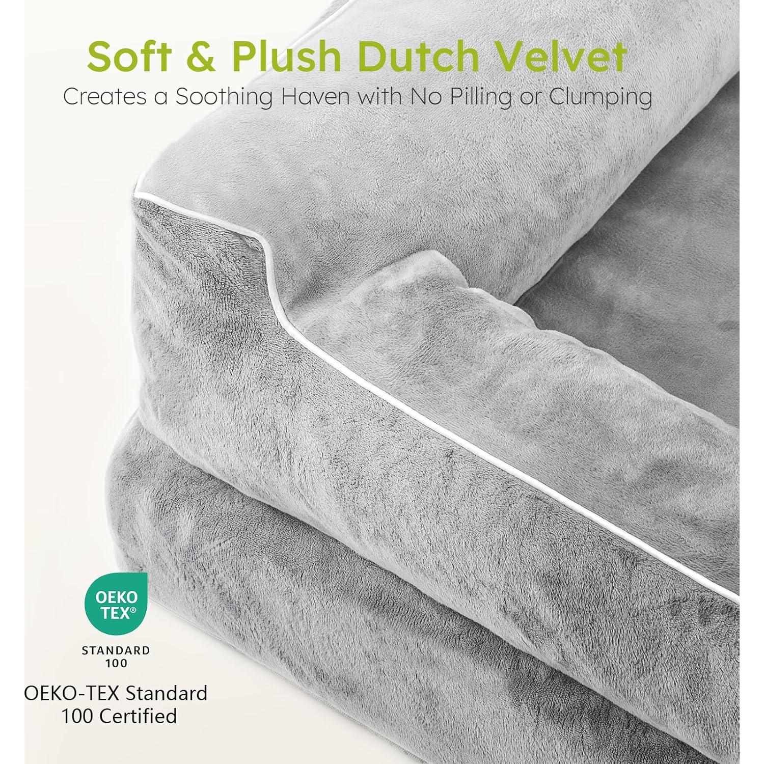 Cama Ortopédica para Perro Extra Grande CWAWZ con Espuma de Memoria