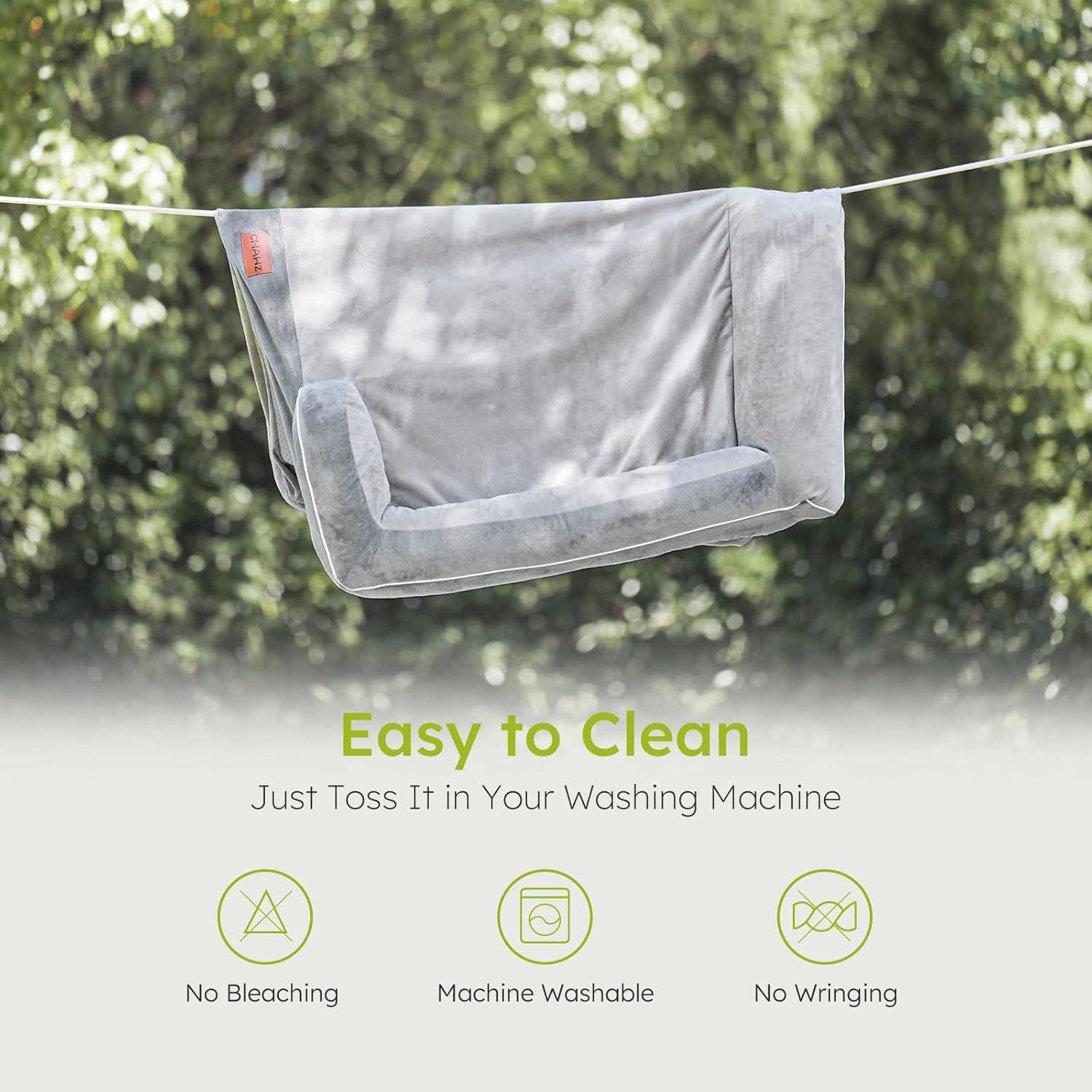 Cama Ortopédica para Perro Extra Grande CWAWZ con Espuma de Memoria