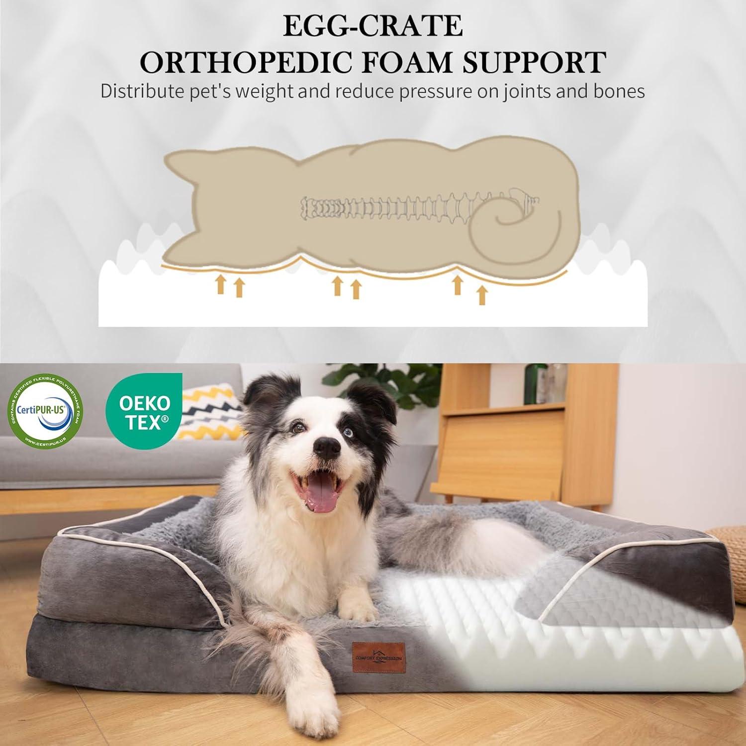 Cama Ortopédica Impermeable para Perros Grandes Comfort Expression