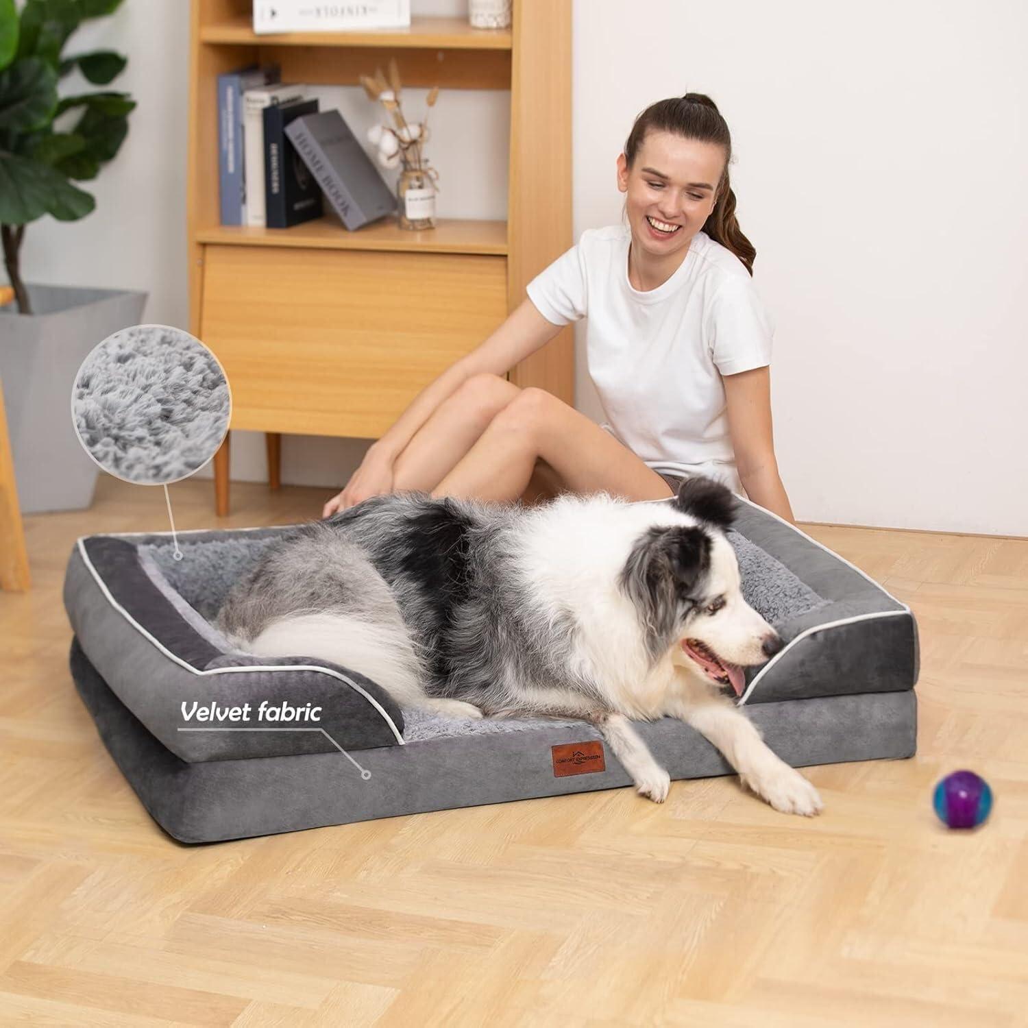 Cama Ortopédica Impermeable para Perros Grandes Comfort Expression