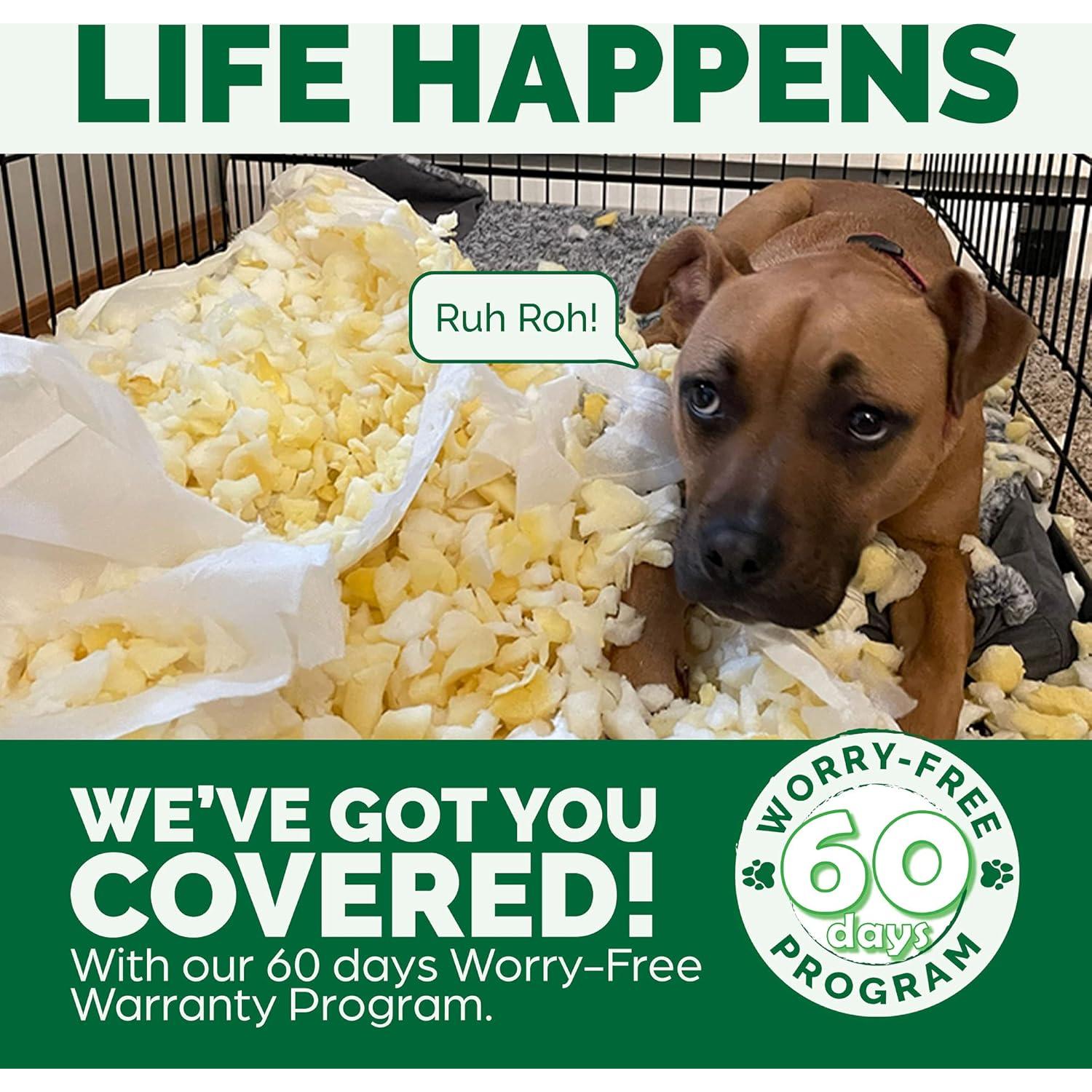 Cama Ortopédica para Perros Furhaven Jumbo Crema 76x114 cm