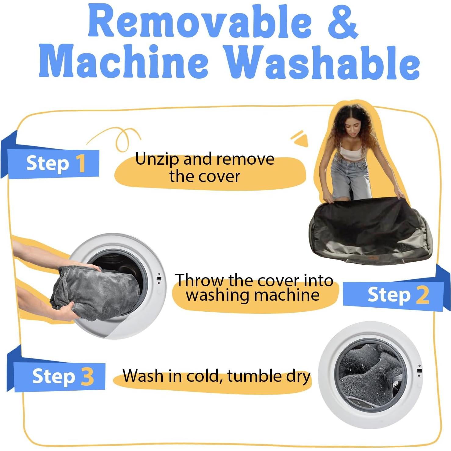 Cama Ortopédica Grande para Perros Chez Paw - 106.68x76.2cm