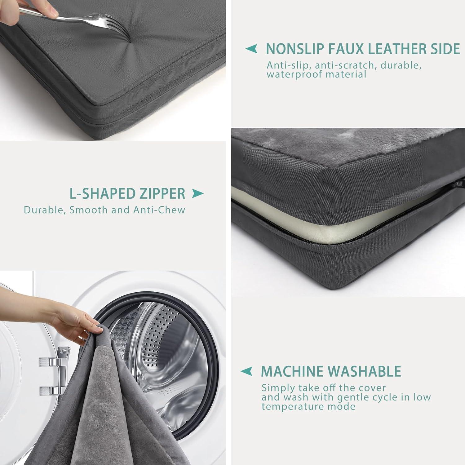 Cama para perros XXL Vonabem ortopédica impermeable 119x74 cm