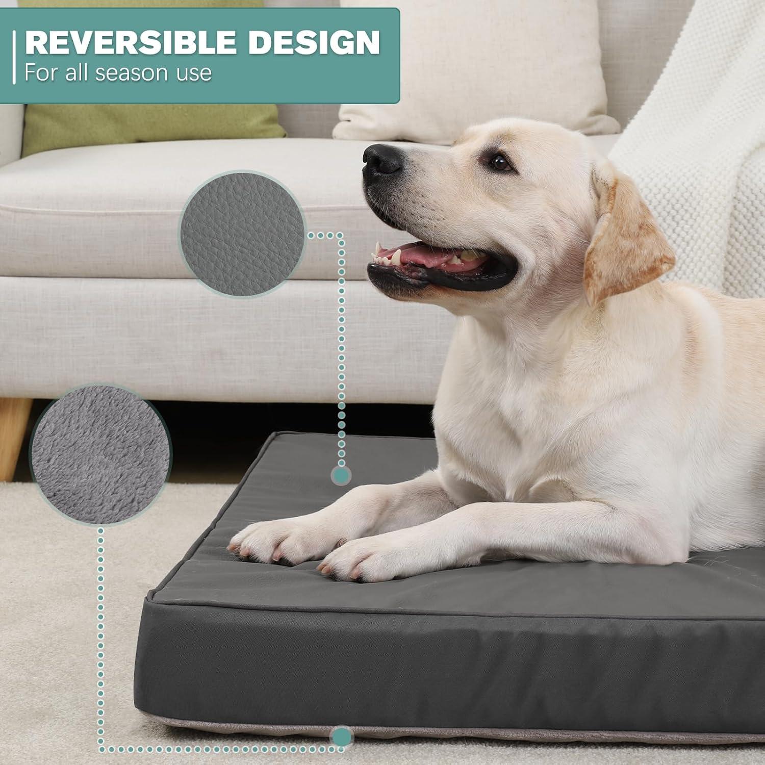 Cama para perros XXL Vonabem ortopédica impermeable 119x74 cm