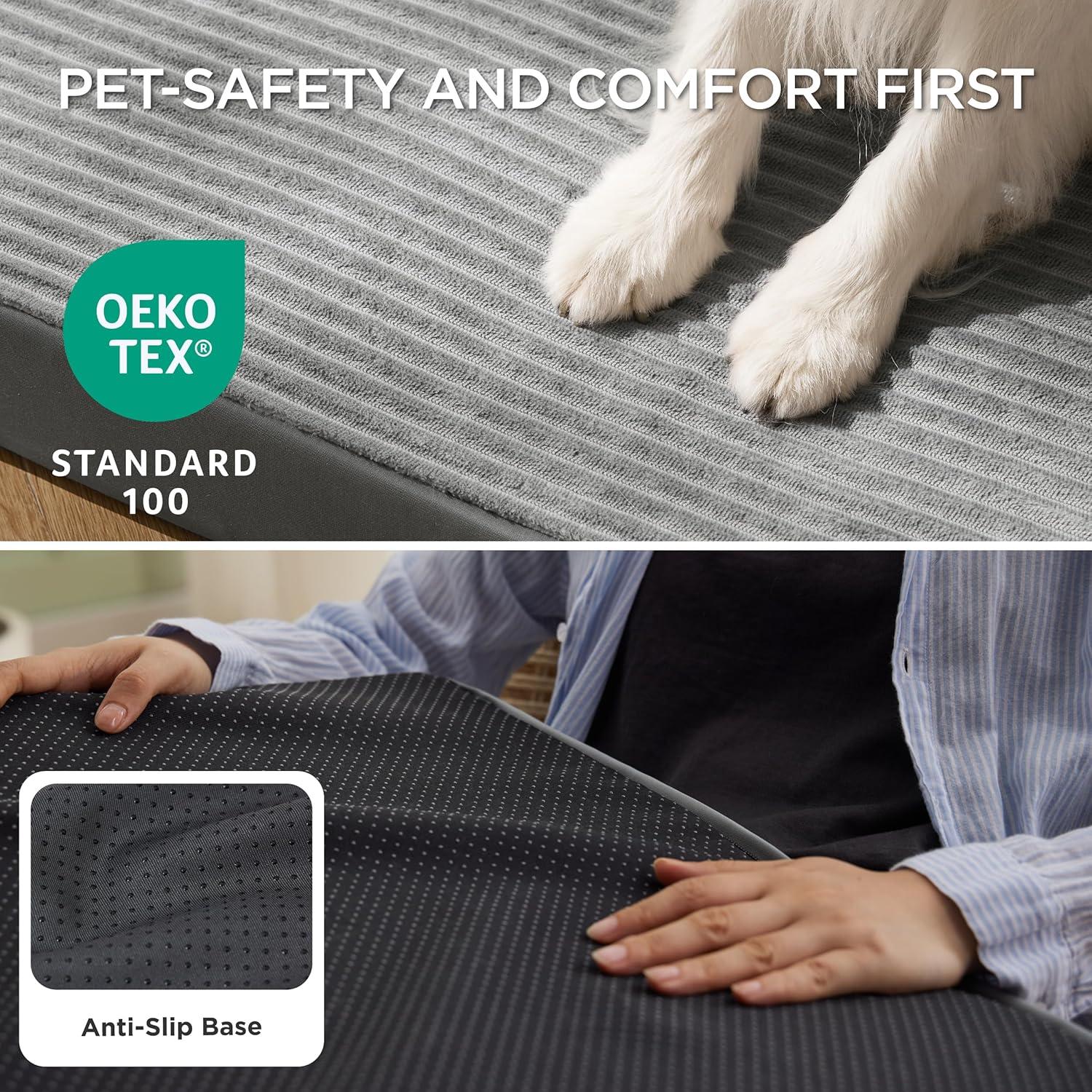 Cama Ortopédica para Perros Bedsure 89x56 cm - Lavable