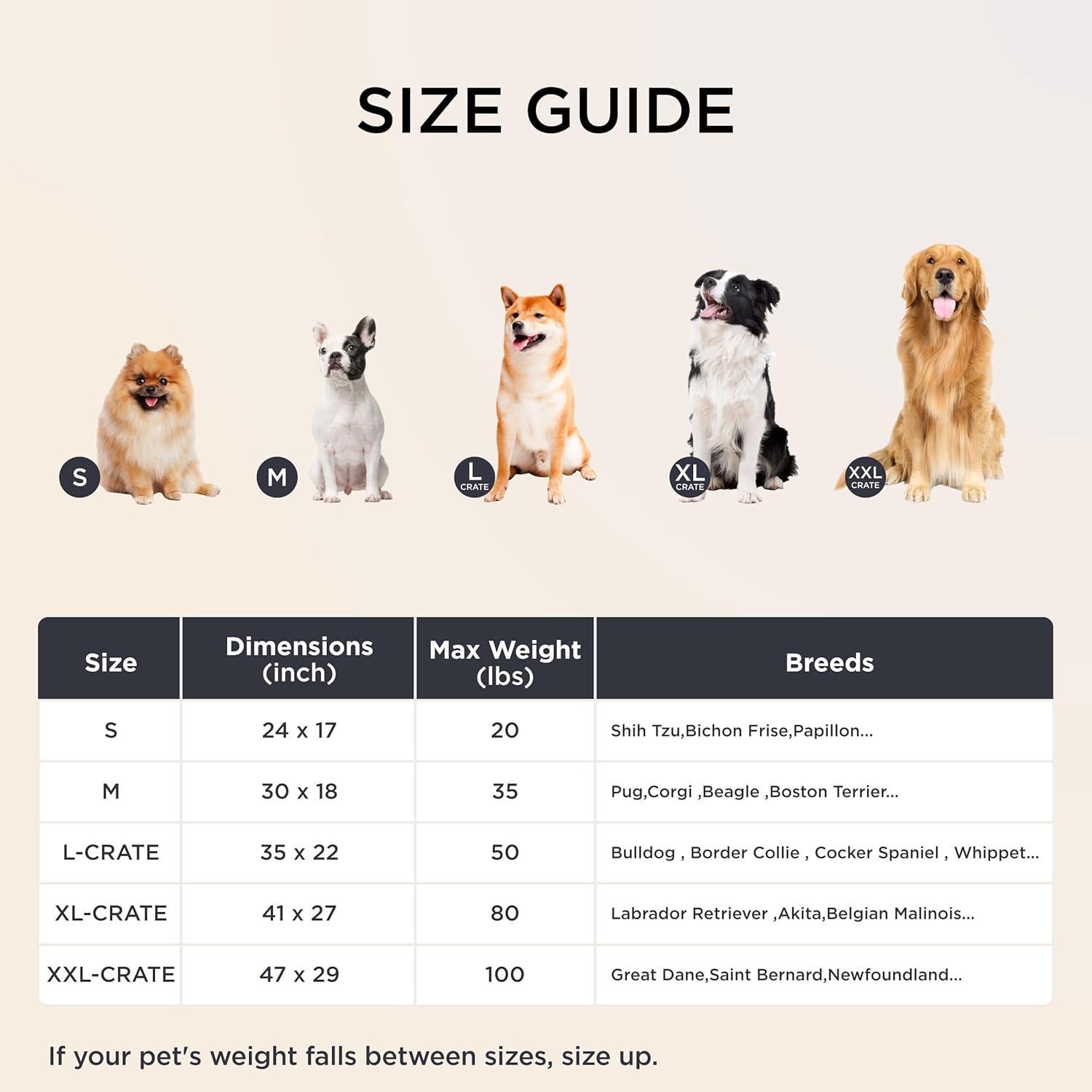 Cama Ortopédica para Perros Bedsure 89x56 cm - Lavable