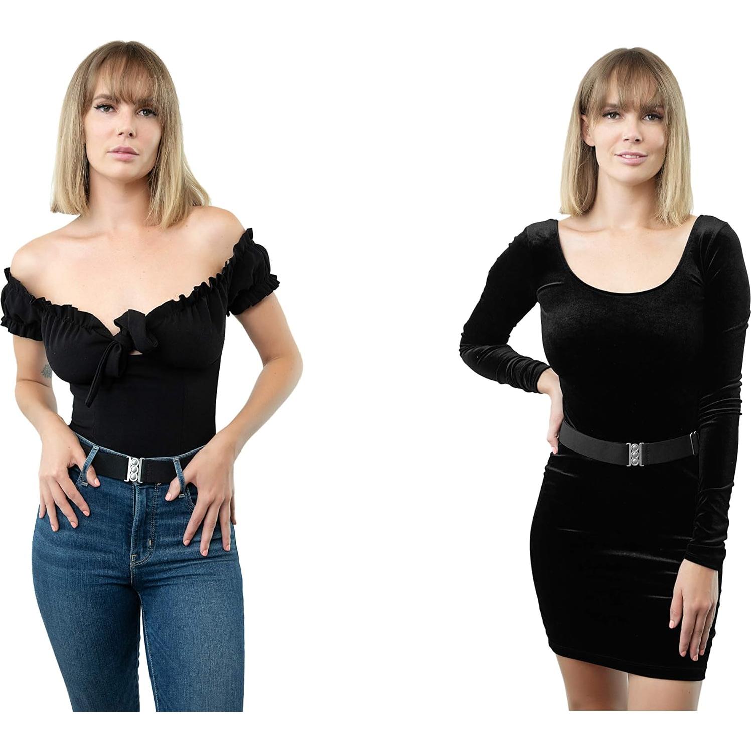 Cinturón Elástico Invisible One-Belt para Mujeres - Ajuste hasta 127 cm