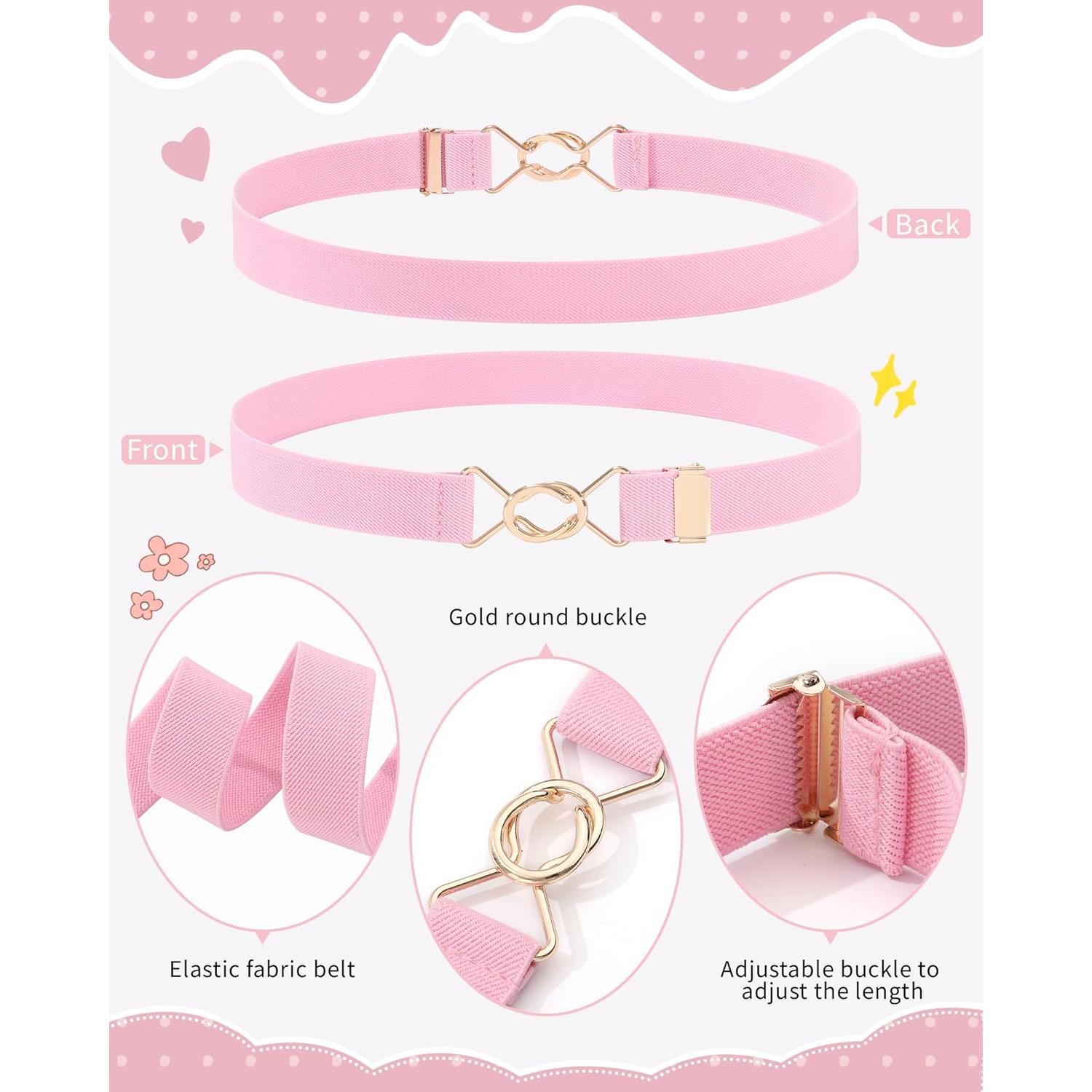 Cinturón Elástico Kajeer para Niñas - Ajustable 38 a 68.5 cm