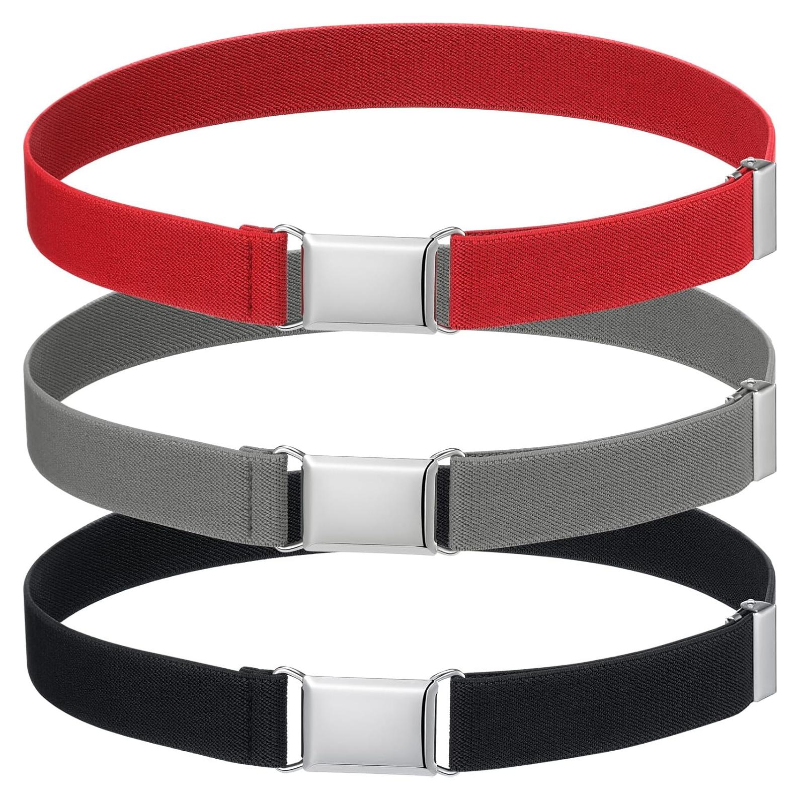 Cinturón Elástico Ajustable Syhood para Niños 3 Piezas