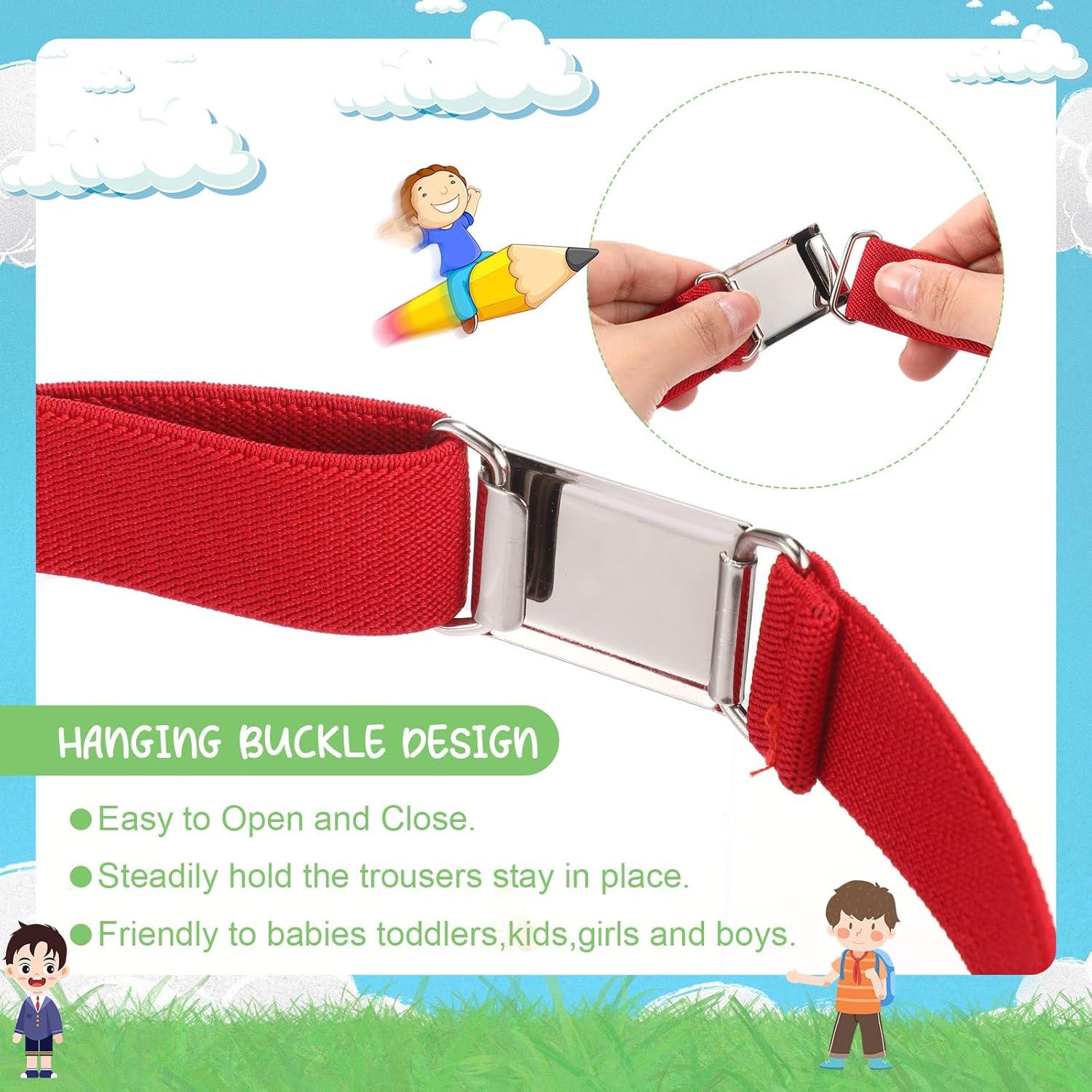 Cinturón Elástico Ajustable Syhood para Niños 3 Piezas