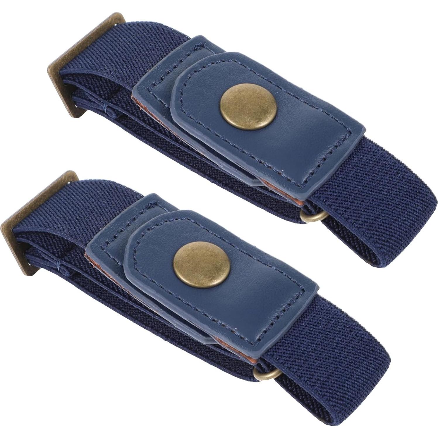 Cinturón Sin Hebilla Elástico Neyauo 28cm Ajustable Negro