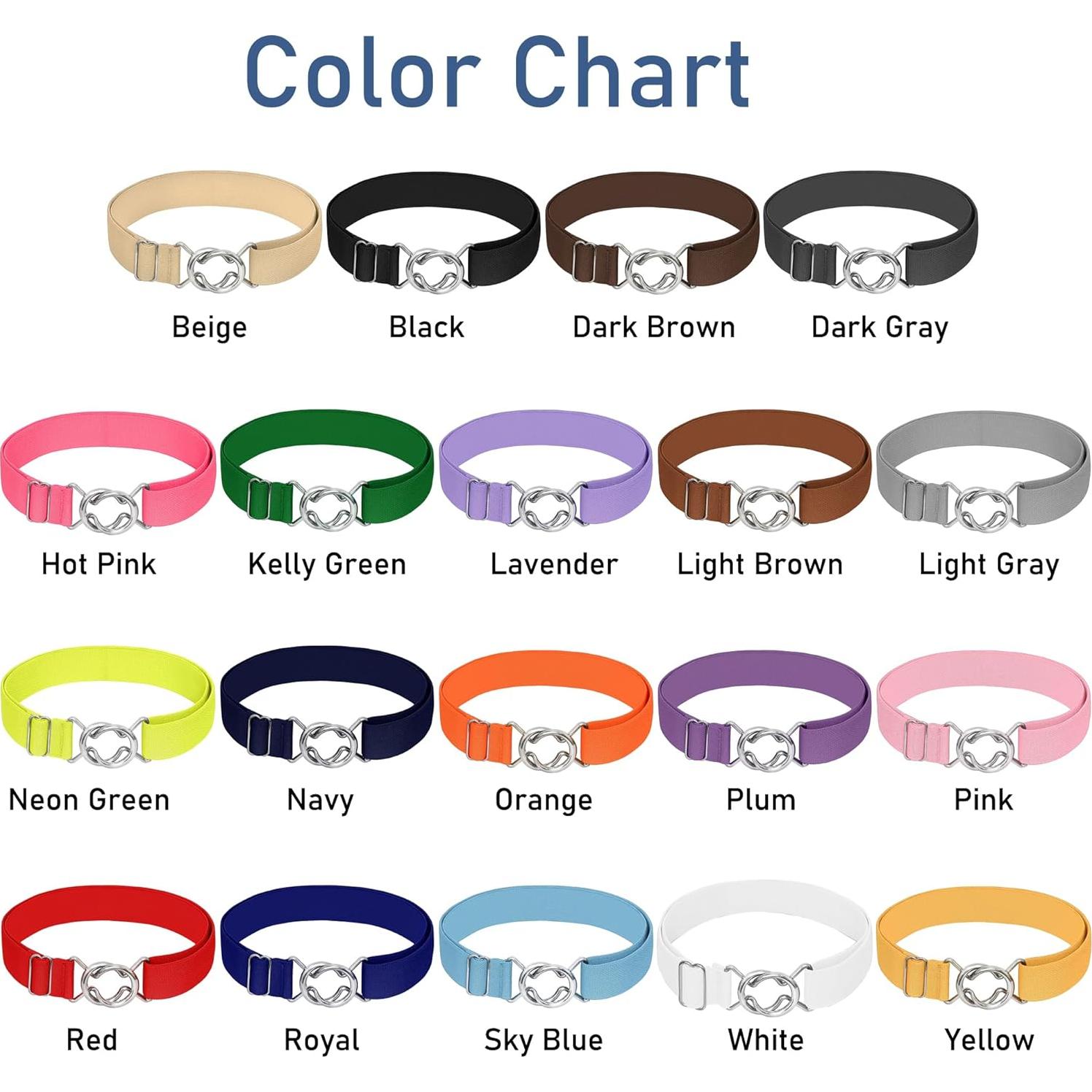 Cinturón Ajustable Elástico Falari para Mujeres - Hebilla Metal