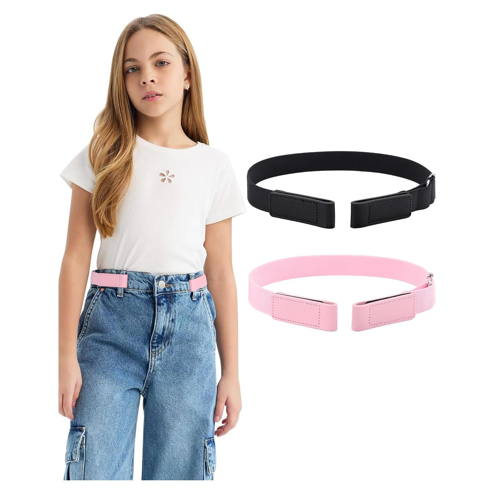 Cinturón Elástico Sin Hebilla AWAYTR para Niñas 43-68.6 cm