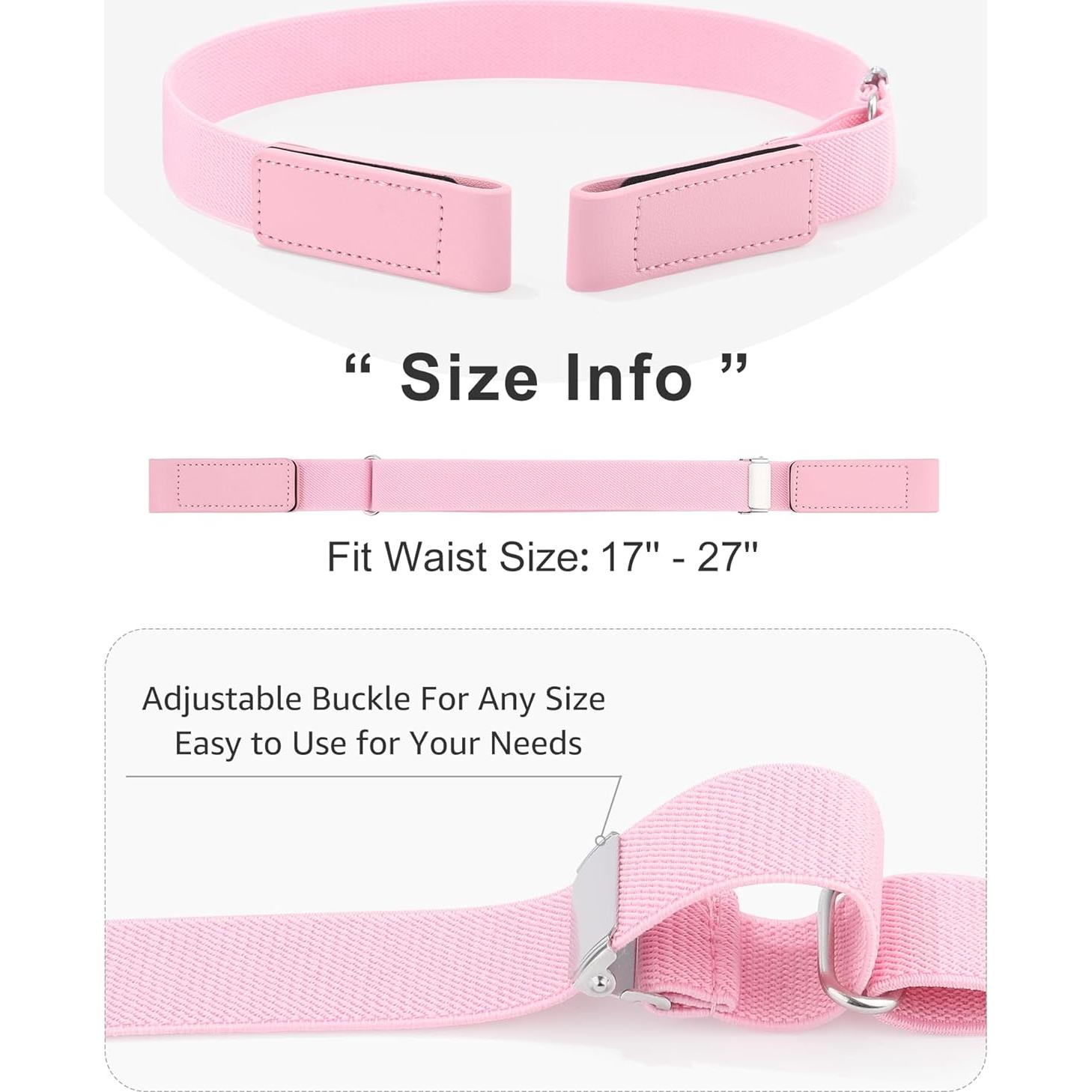 Cinturón Elástico Sin Hebilla AWAYTR para Niñas 43-68.6 cm