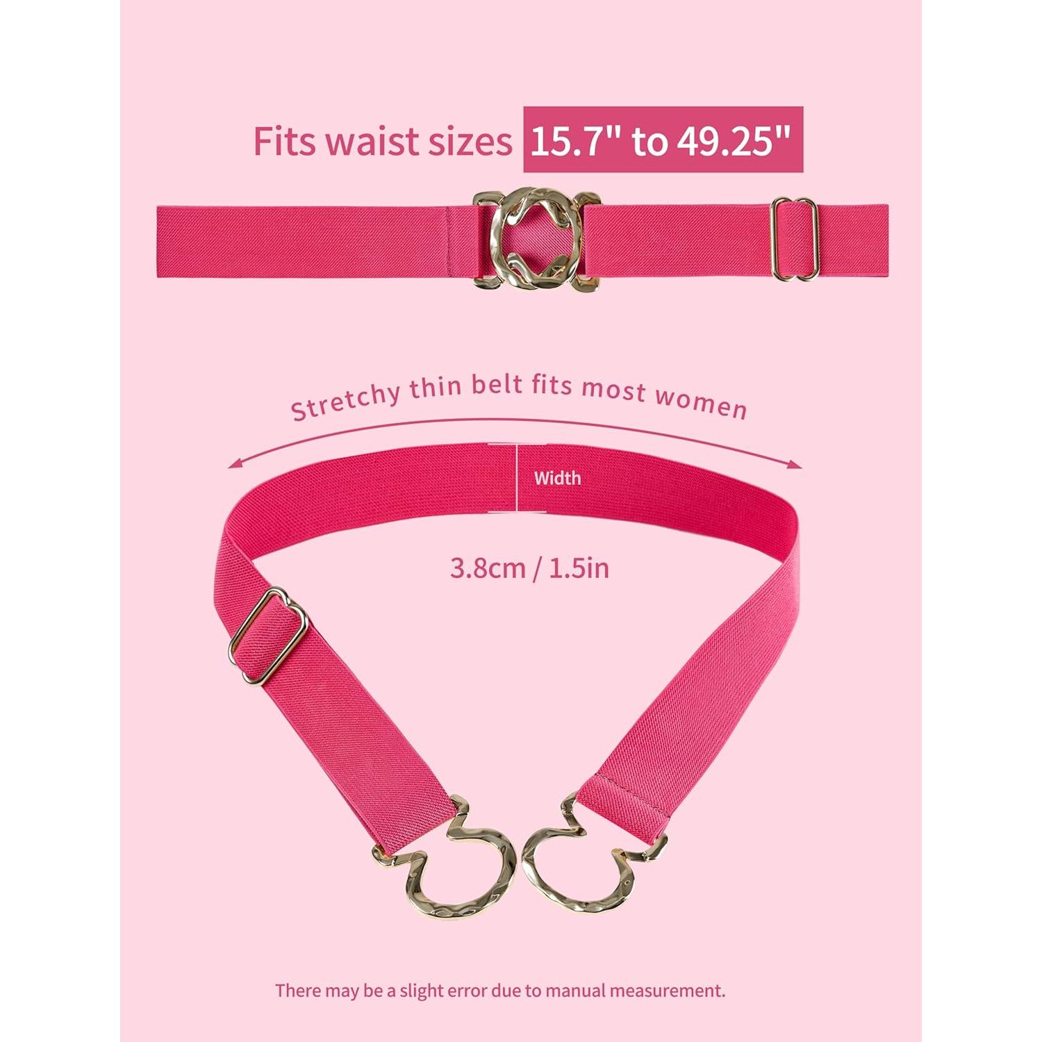 Cinturón Elástico para Montar a Caballo Harrison Howard - Magenta