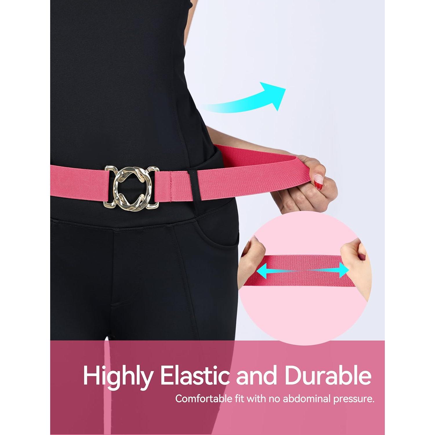 Cinturón Elástico para Montar a Caballo Harrison Howard - Magenta