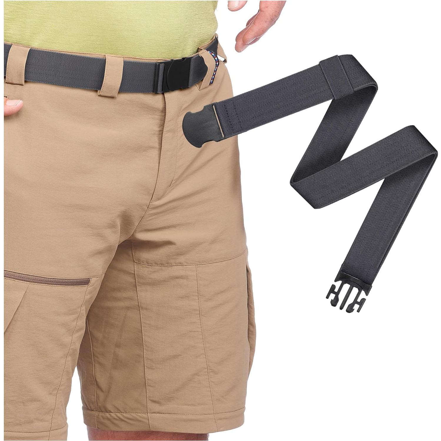 Cinturón Elástico para Hombres Flexibond Gris Carbón 61-112 cm