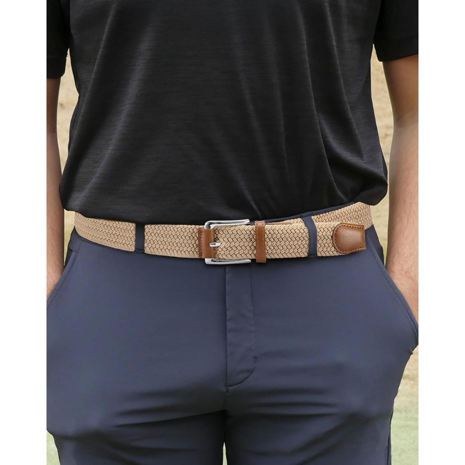 Cinturón Elástico CHAOREN para Hombres 35mm Ajustable