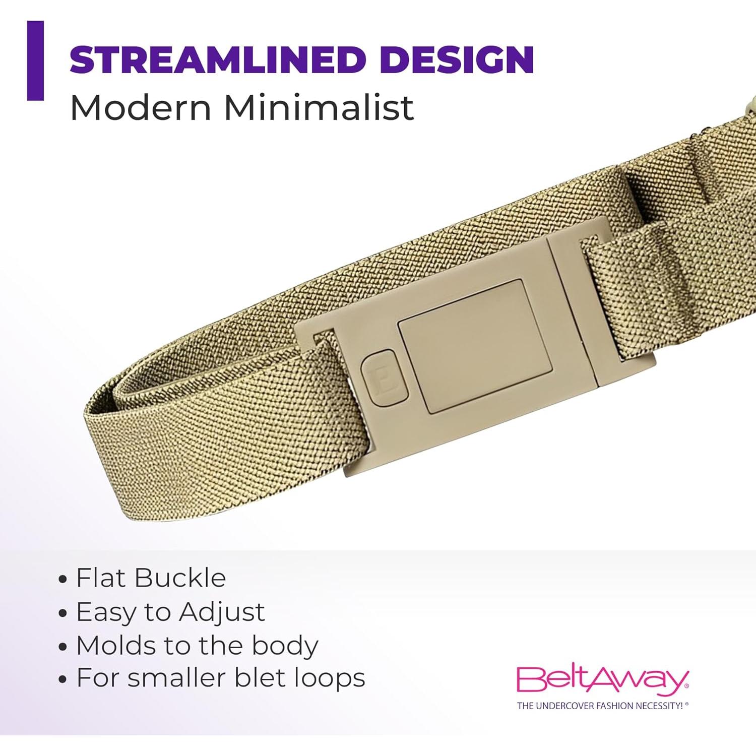 Cinturón Ajustable Estrecho Beltaway para Mujeres - 2.54 cm