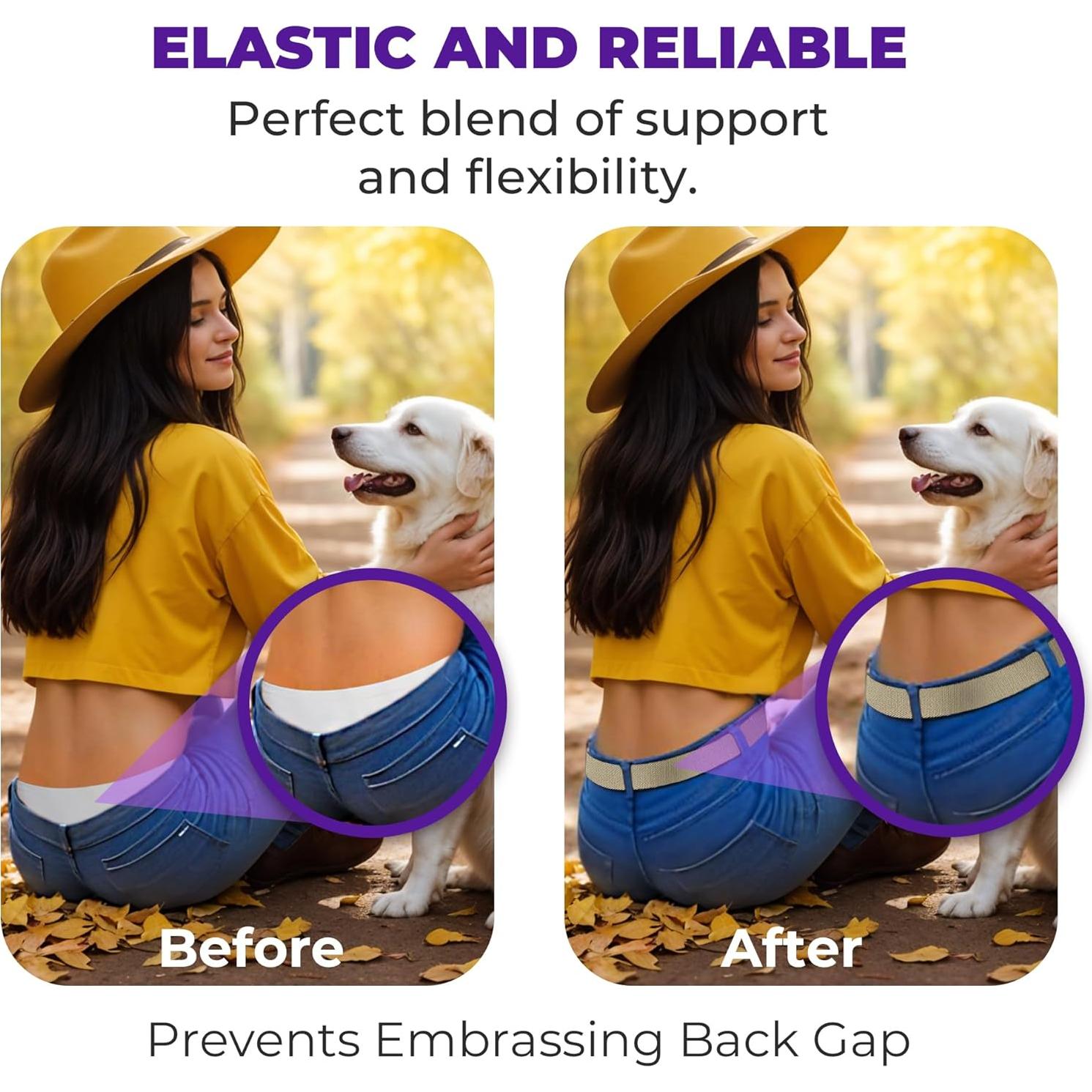 Cinturón Ajustable Estrecho Beltaway para Mujeres - 2.54 cm