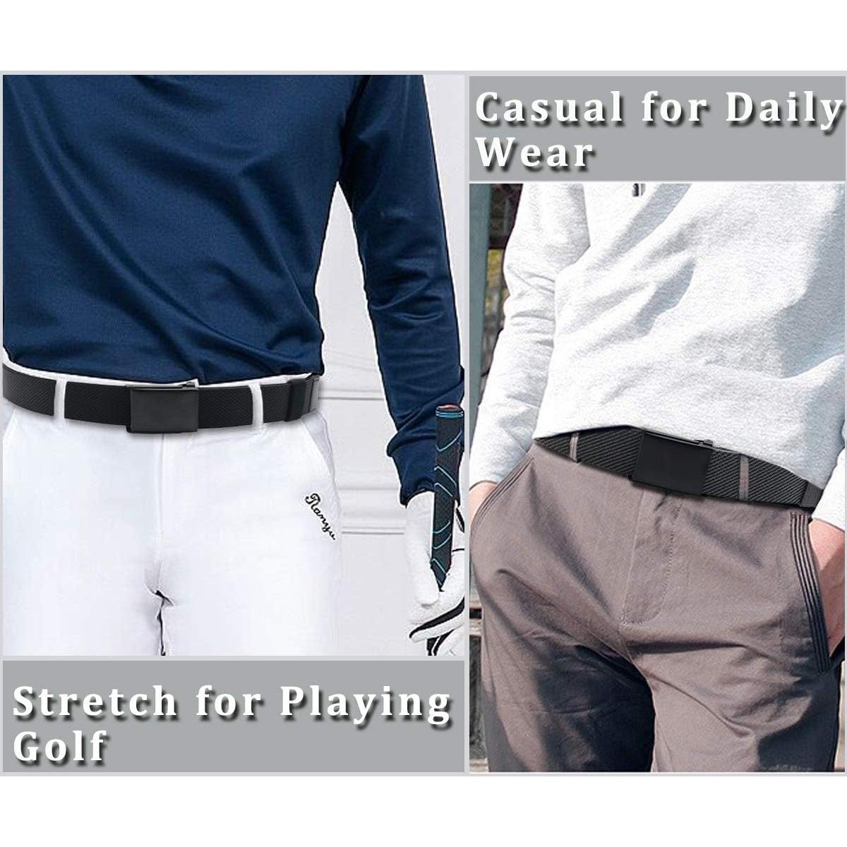 Cinturón Elástico de Nylon WYuZe - 2 Unidades Ajustables para Hombre