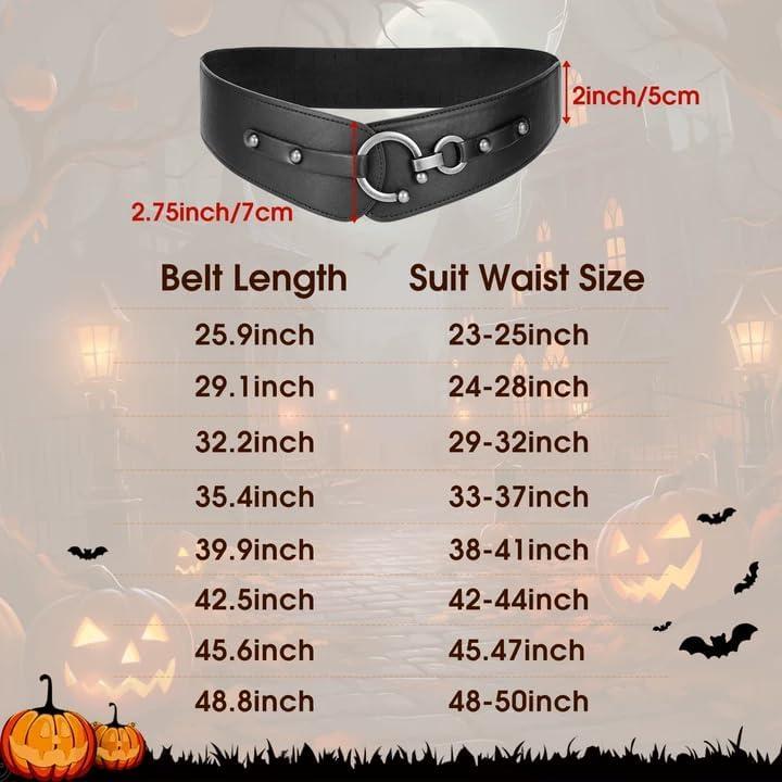 Cinturón Elástico Ancho JASGOOD para Mujeres Halloween 127 cm