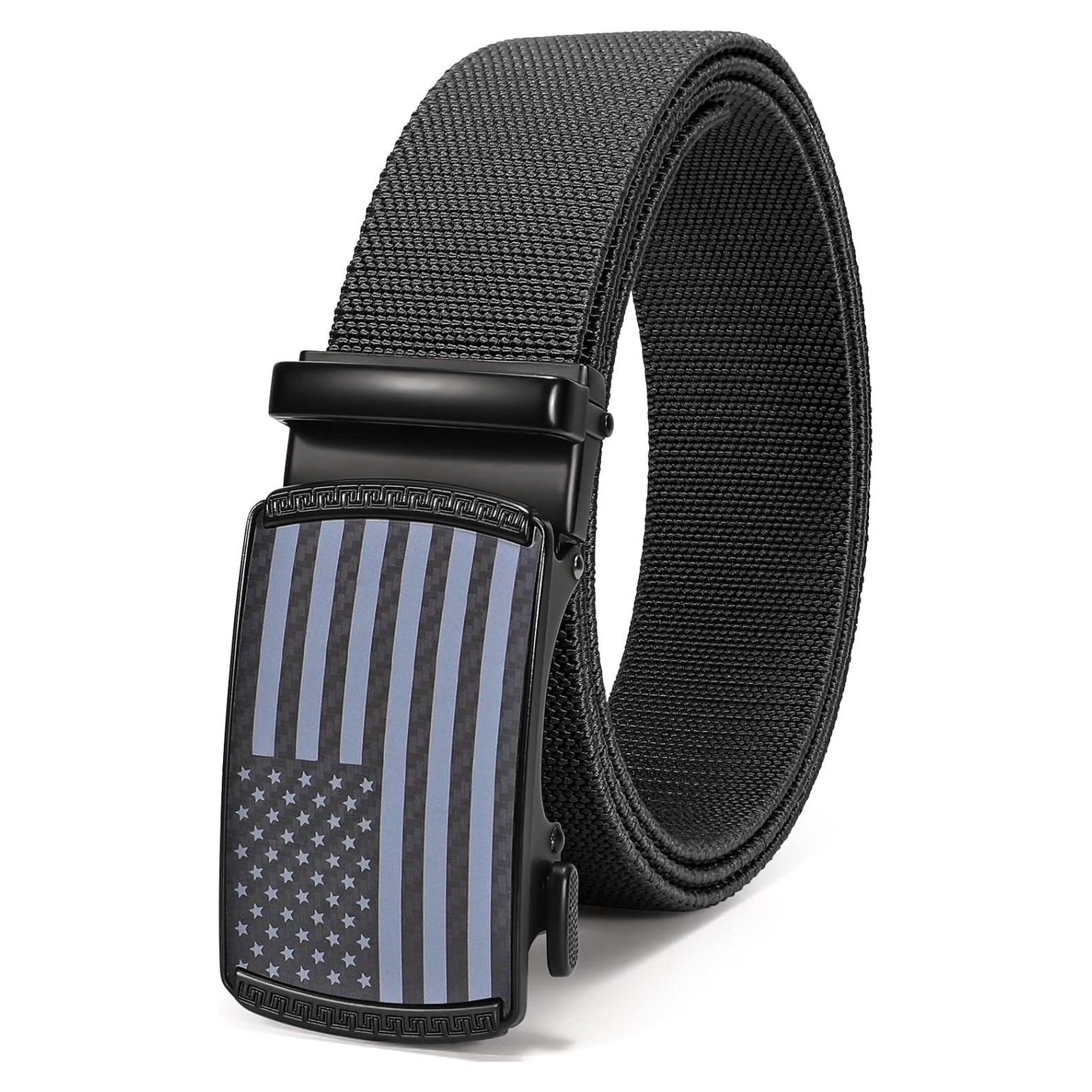 Cinturón Elástico Ratchet Sanths para Hombre - Nylon Ajustable 101.6-114.3 cm