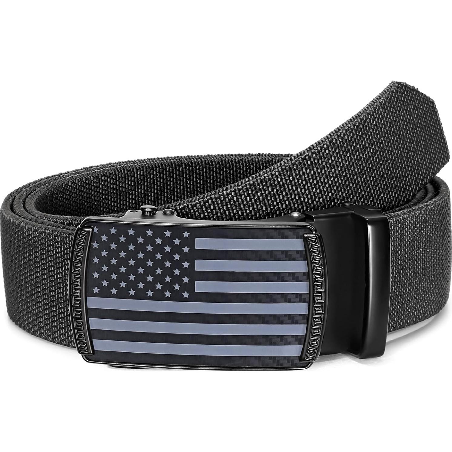 Cinturón Elástico Ratchet Sanths para Hombre - Nylon Ajustable 101.6-114.3 cm