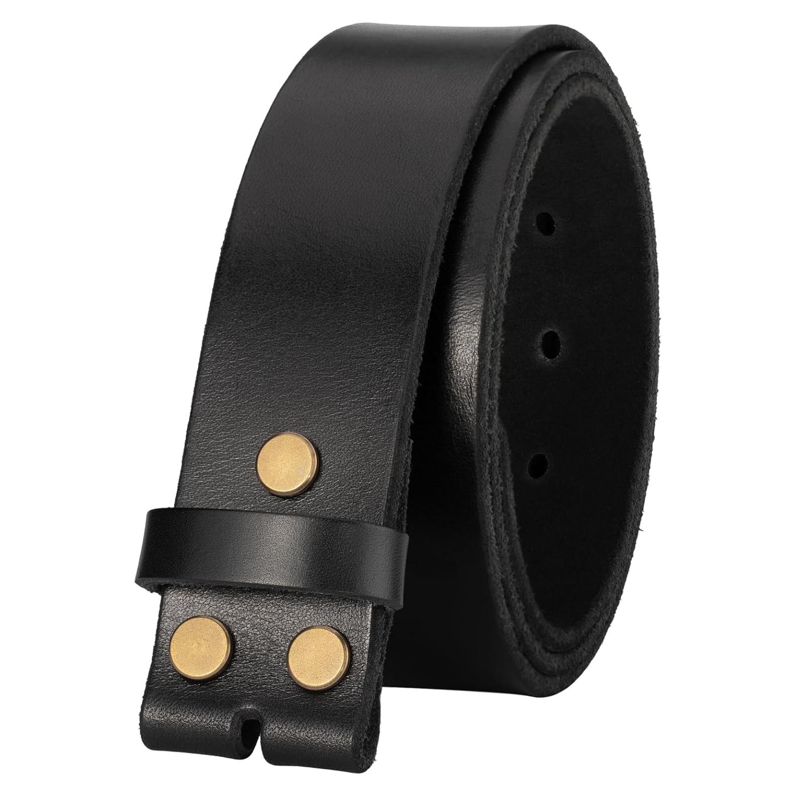 Cinturón de Cuero de Grano Completo TYWestyles 3.81 cm