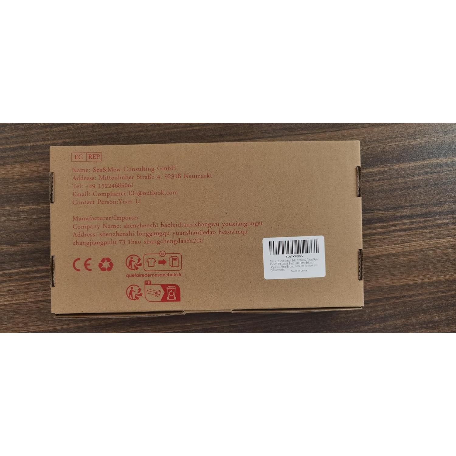 Cinturón Elástico Boneke para Hombres Ajustable 125-145 cm