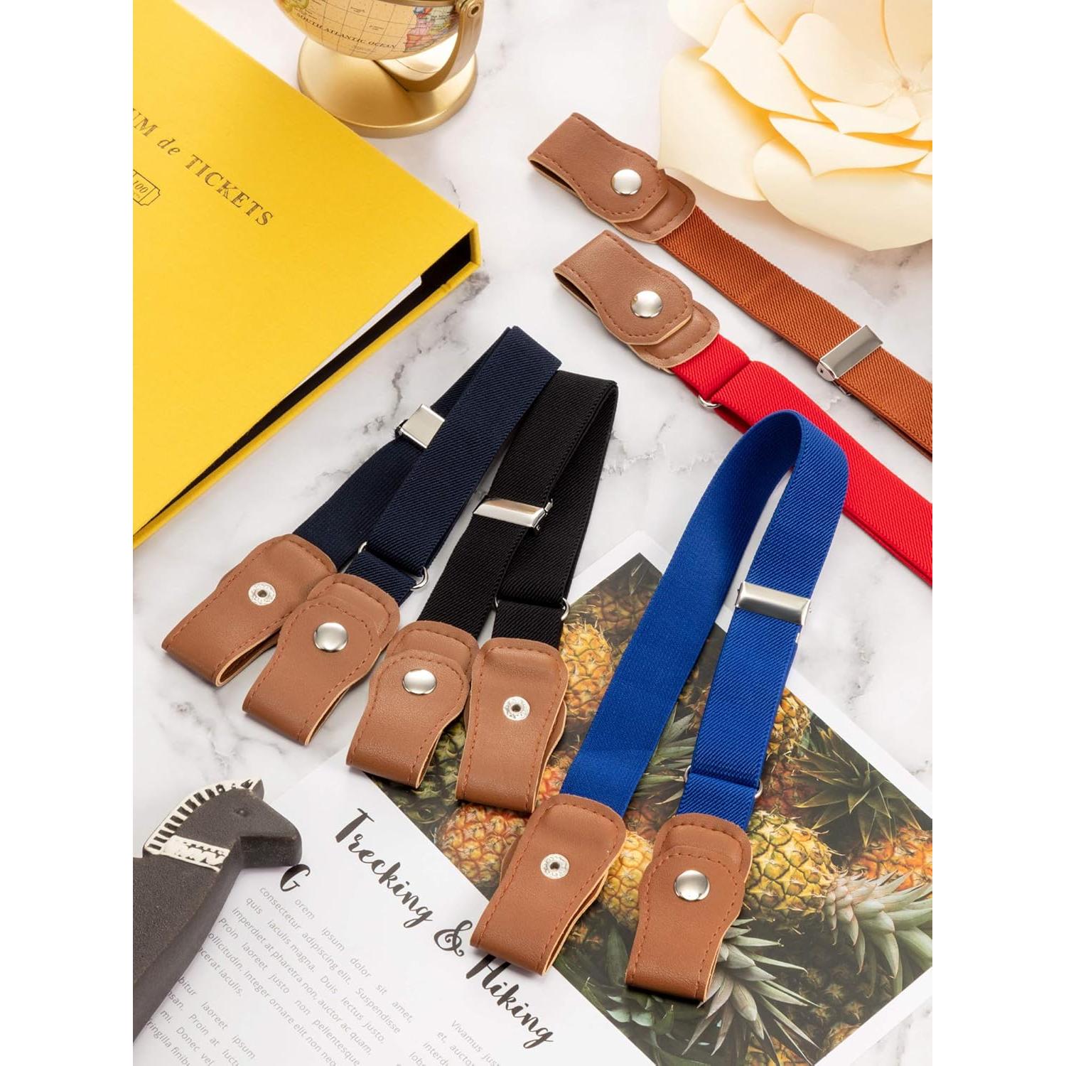 Cinturones Elásticos Sin Hebilla Syhood 9 Piezas Niños